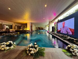 thematic setup, company event, meeting, seminar
