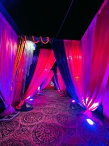 wedding designers, event planners, thematic entrance, mehndi decor