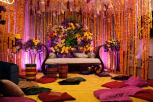 house decor, intimate wedding, intimate ceremony, mayoun setup and decor