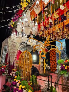 a2z events solutions, pakistani wedding, grand wedding setup, customized props