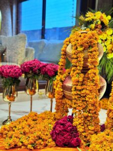 floral decor, event setup, indoor ceremony, event decorators