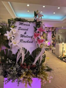 intimate ceremony, nikkah decor, wedding decorators, indoor setup