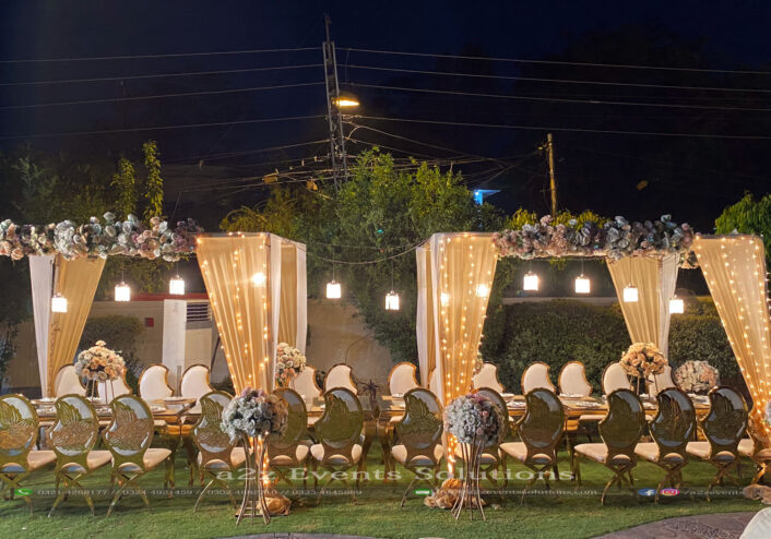 fine dining, table setup