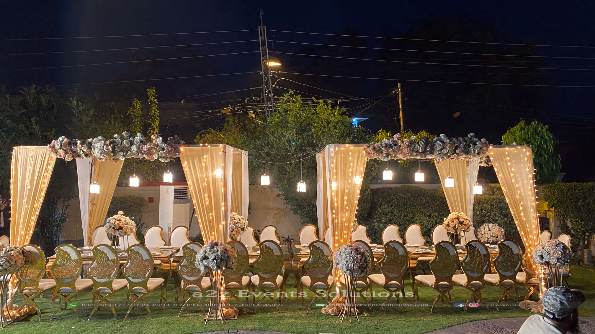 fine dining, table setup