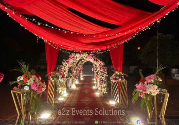 themed decor, baraat event