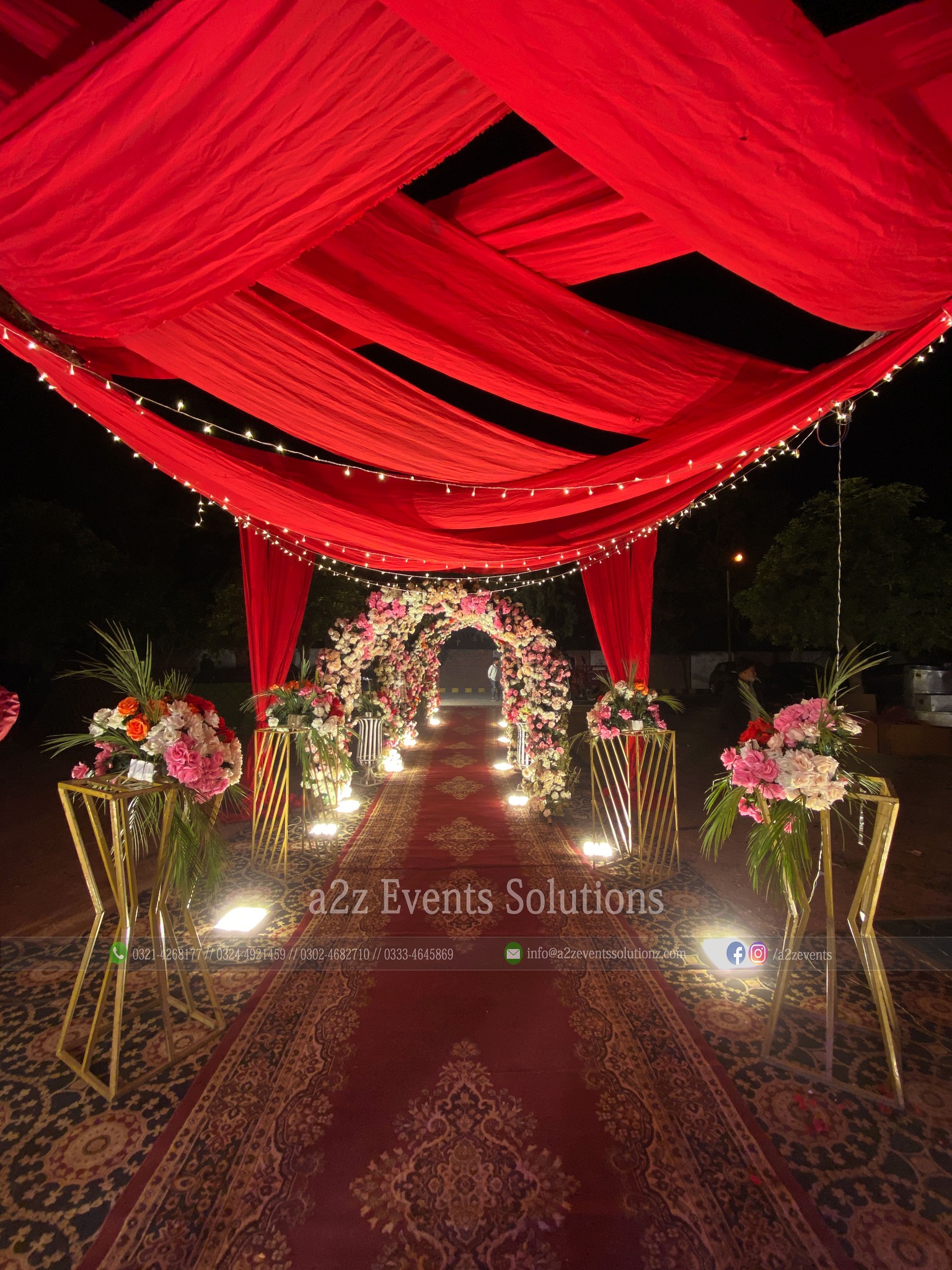 themed decor, baraat event