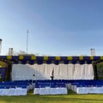 open air setup, sports day