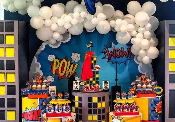 Superheroes- birthday theme