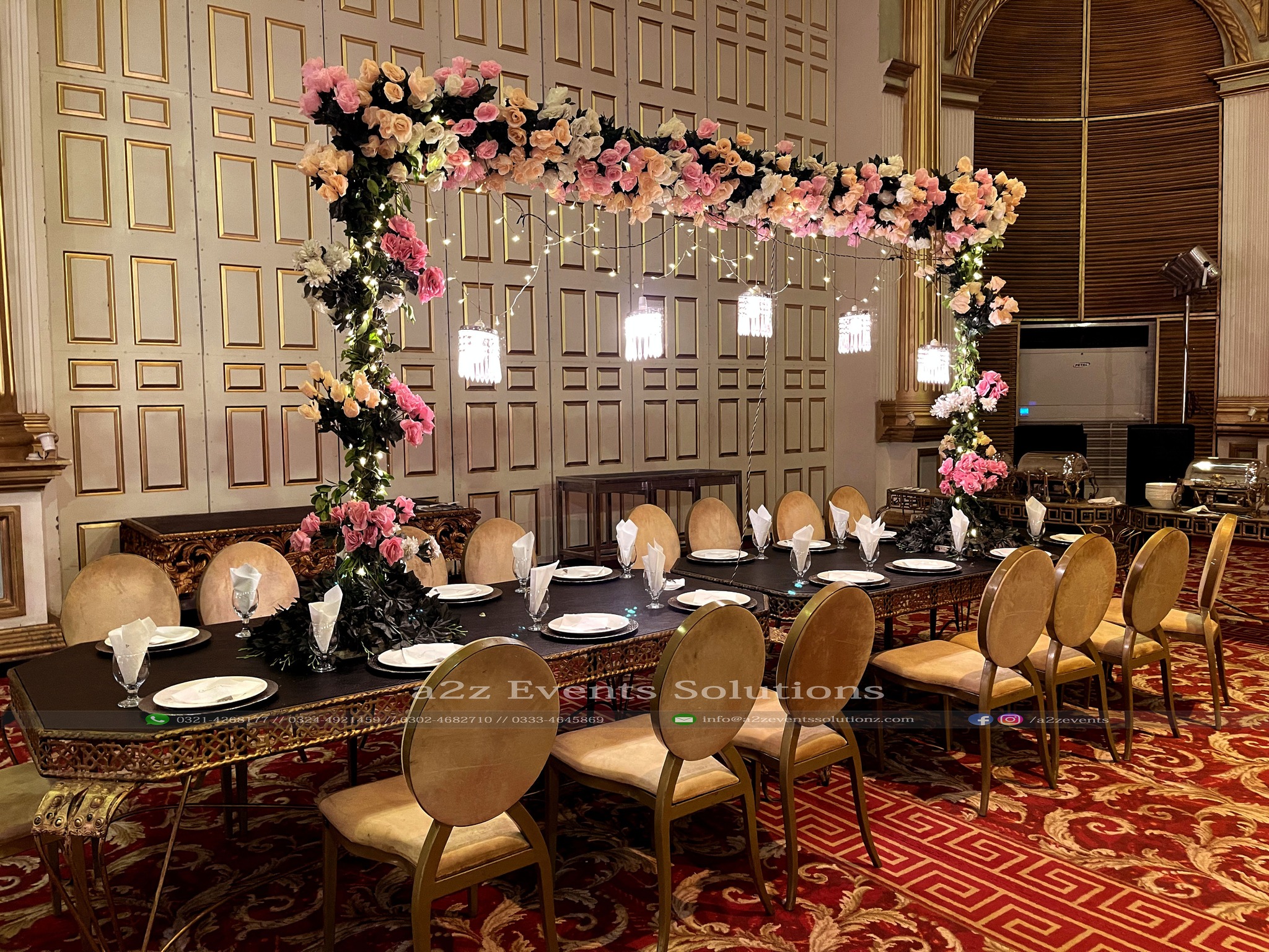 fine dining, fairy lights designing