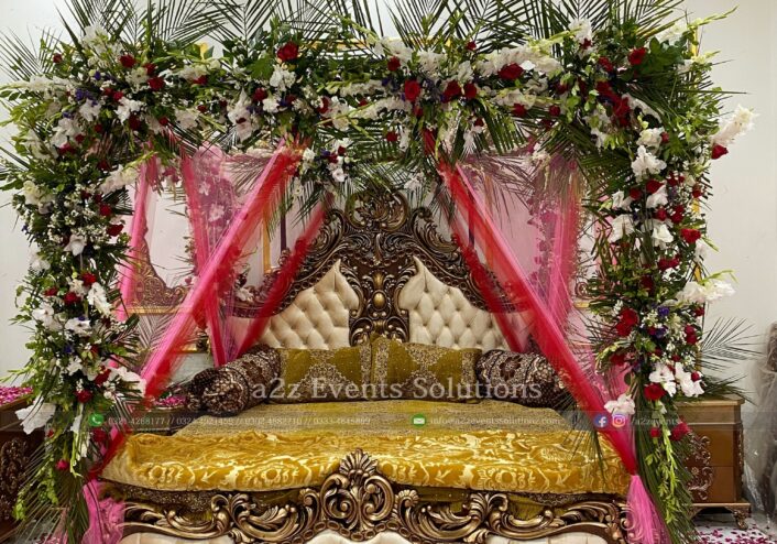 theme decor, wedding room, imported flowers decor