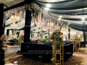 indoor decor, events management company, food suppliers, decor specialists