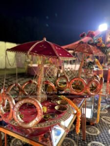 mehndi thaal, wedding decor, event planners, mehndi event