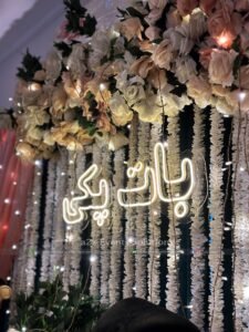 wedding decorators, floral backdrop, fairylights decor, wedding management