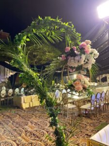 wedding decorations, events service providers, floral setup, a2z events solutions