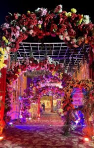 mehndi entrance, wedding decorators, pakistani wedding, catering company