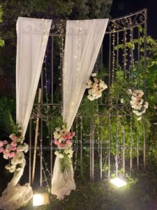 wedding designers, wedding decor, walima setup, events management company