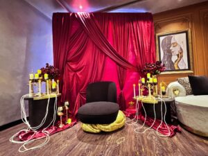 indoor setup and decor, themed set, event decorators, backdrop