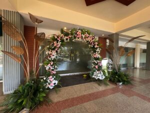 entrance decor, wedding entrance setup, nikkah decor, wedding management