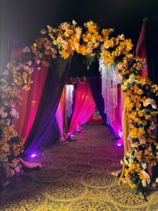 entrance decor, wedding entrance, events designers and planners, wedding management company