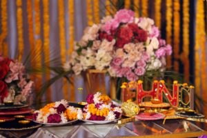 mehndi props, customized thaals, mehndi setup & decor, events planners