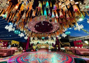 dance floor, hanging garden, events management company, a2z events solutions