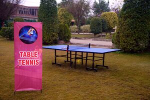 corporate event, company annual sports day, annual dinner, gaming setup