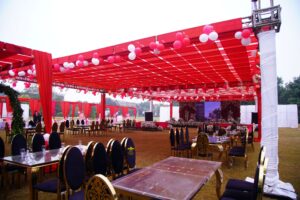 balloons decor, fine dining, head table, vip setup