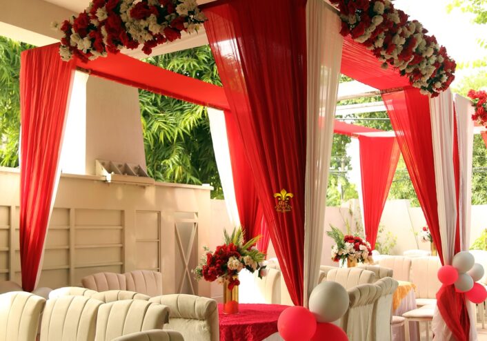 catering setup, caterers, intimate home event, a2z events solutions