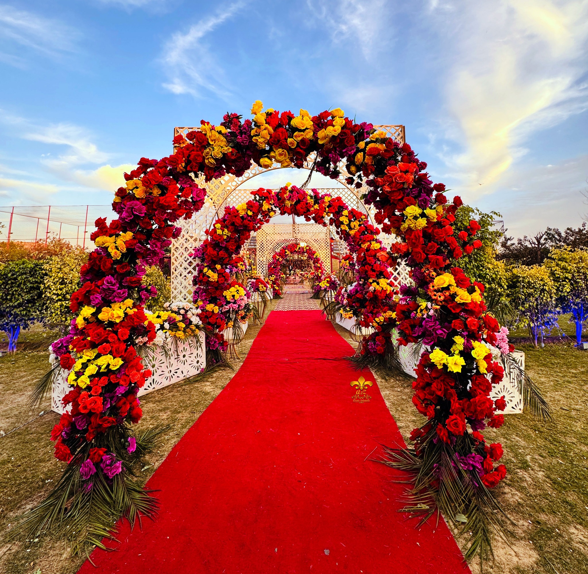 wedding designers, events management, a2z events solutions, wedding entrance