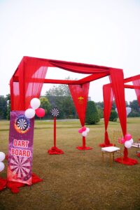 thematic setup, outdoor event, events management, a2z events solutions