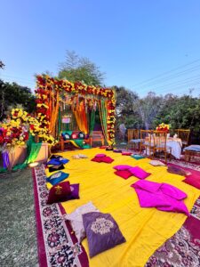 mayoun decor, dholki decor, wedding setup, intimate setup