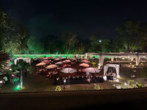 open air fine dining, corporate dinner, events management company, caterers