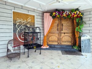 home decor, entrance decor, wedding management, intimate wedding