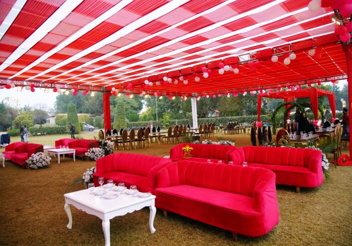 corporate setup, sofa sitting, catering, caterers