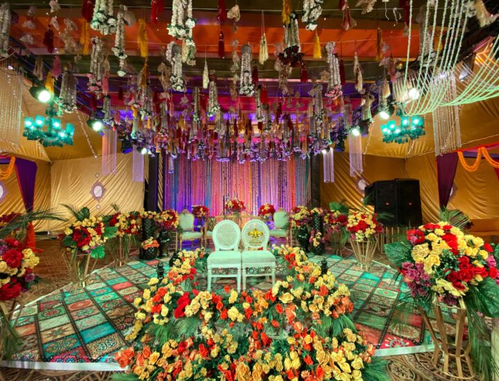 stage decor, wedding stage, stage hanging, stages designers