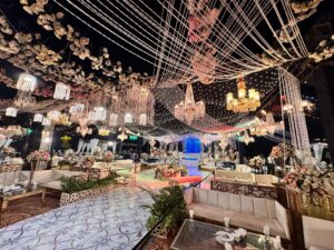 walima decor, grand setup, executive event, outdoor wedding