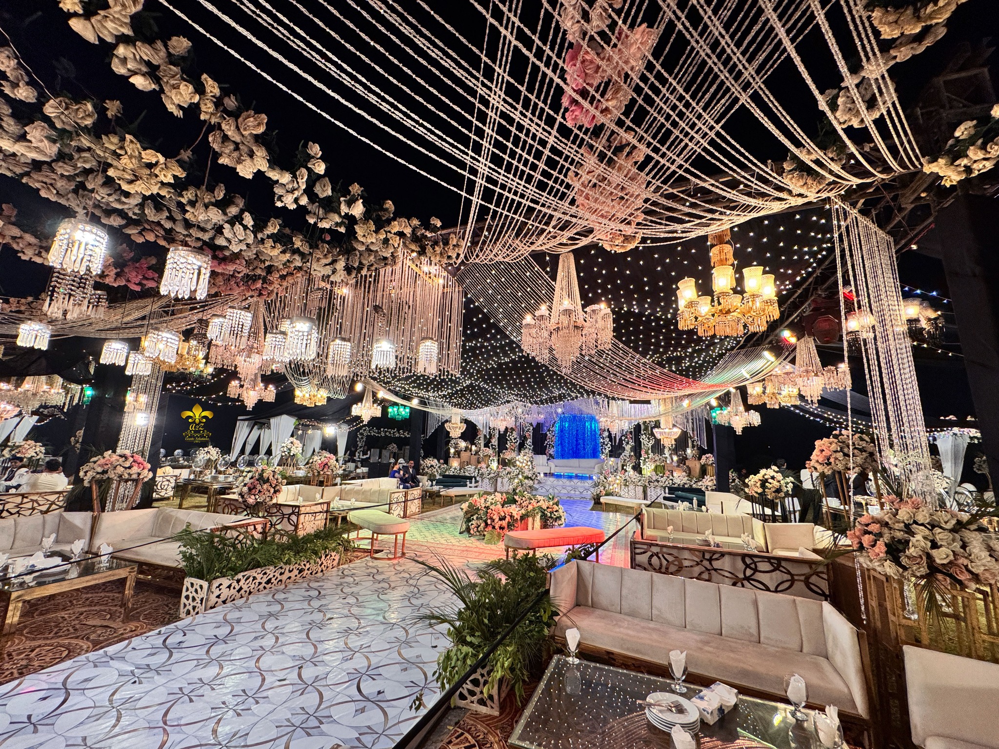 walima decor, grand setup, executive event, outdoor wedding