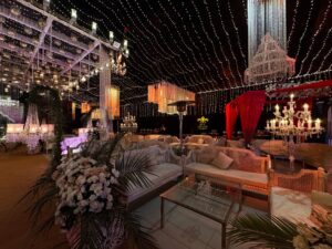 exclusive setup, events management, wedding designers, crystal beaded decor