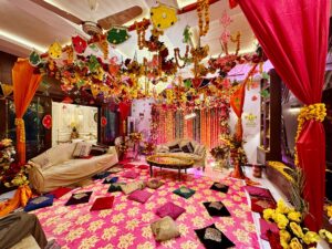intimate-wedding-setup intimate setup, dholki decor, wedding management company, a2z events solutions