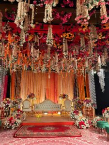wedding stage, mehndi backdrop, floral stage, stages designers