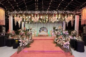 stages designers, stage decor, grand stage, wedding stage