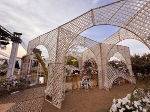 grand-wedding-entrance entrance decor, wedding management, summer season, wedding decor