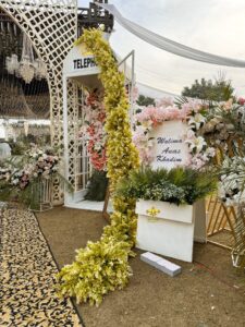 photo-corner wedding designers, walima ceremony, entrance setup, events management