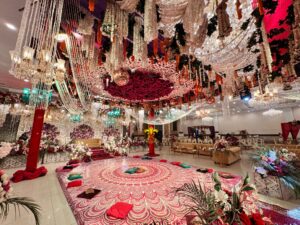 shendi-setup dance floor, hanging garden, wedding management, a2z events