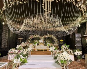 stages designers, floral stage, stage backdrop, grand stage