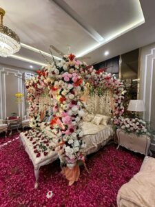 events management, wedding decor, bridal room setup, vip masehri