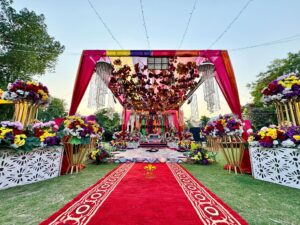 outdoor setup, dance floor, event designers, wedding management