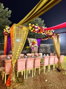 fine dining, gazebo, wedding management, a2z events services