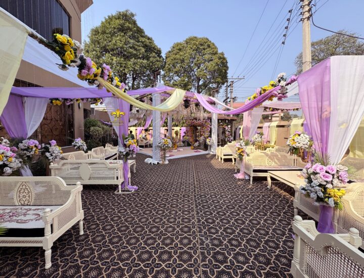 pastel theme, open air event, events planners, catering setup