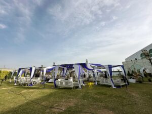 outdoor setup, wedding management, a2z events solutions, wedding designers